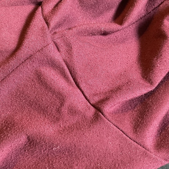 Gap burgundy tall long sleeve romper jumpsuit one piece - Picture 5 of 6